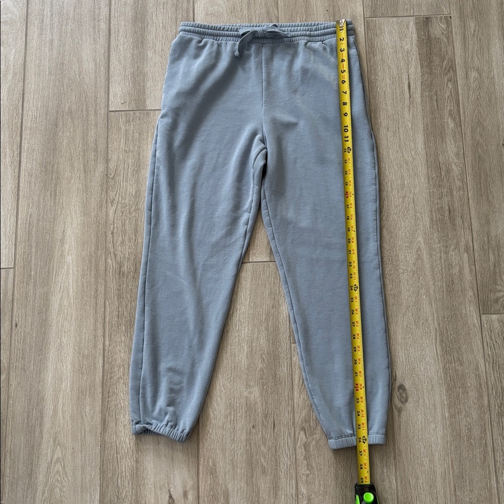Madewell Light Blue Super Soft Jogger Sweatpants With Pockets Size Medium - Picture 5 of 11
